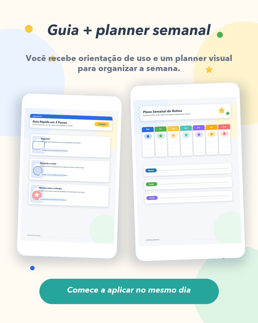 Cartões para escola e transições