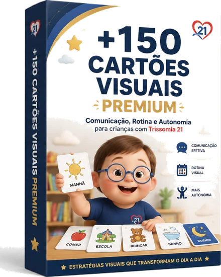 Kit Trissomia 21 - +150 Cartões Visuais